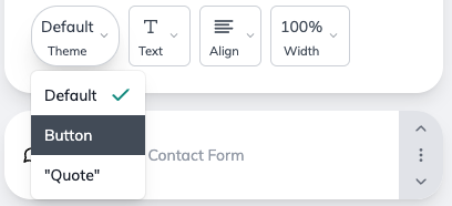 Panel theme selection Panel theme selection